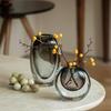 Transparante Glazen Vaas Kristallen Bloemen Hydroponische Vaas Moderne Binnenkamer Decoratie Decoratieve Vazen voor Woonkamer Tafeldecoratie