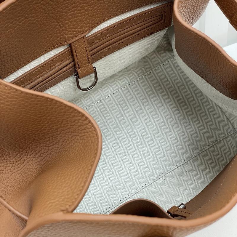 26 new leather women's bag top layer cowhide TR 10 inch handbag togo cowhide tote simple and versatile crossbody bag