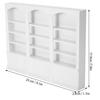 1:12 Doll House Accessories   Bookshelf Display Cabinet Bookcase Furniture Toy White
