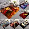 Fullmetal Alchemist Edward Elric Teppich, Anime Druckteppich für Wohnzimmer Spielzimmer Rutschfeste Heim-Boden Dekoration Matte
