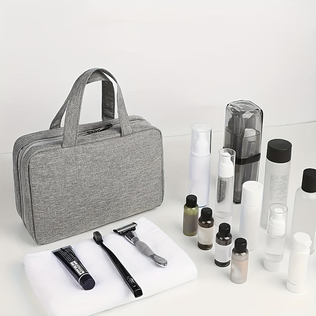 Travel Hanging Toiletry Bag Water-proof Cosmetic Storage Bag Bathroom Beauty Wash Bag AccessoryTowel Bag Wet Dry Separated Bag