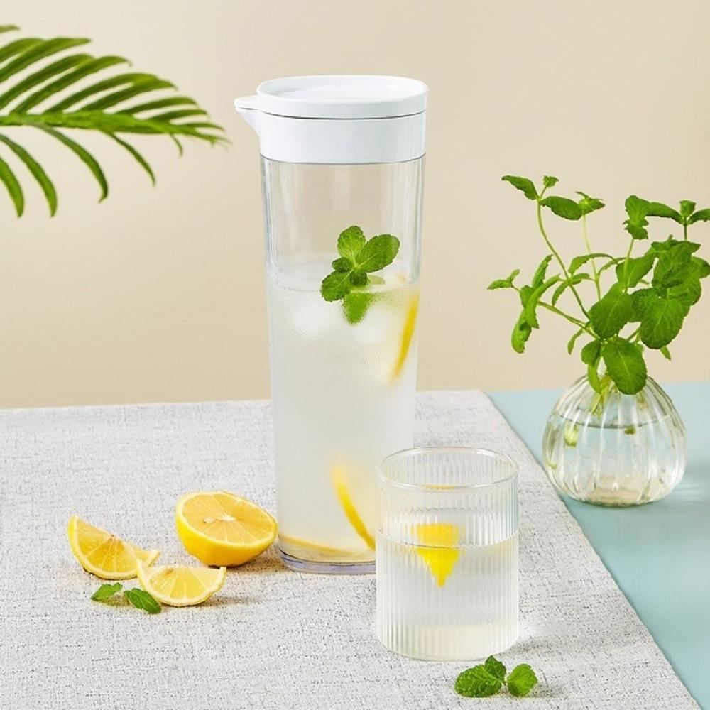 Portable 1L Cold Brew Coffee Pot Plastic Large Capacity Juice Kettle High Temperature Resistance with Filter Summer Teapot