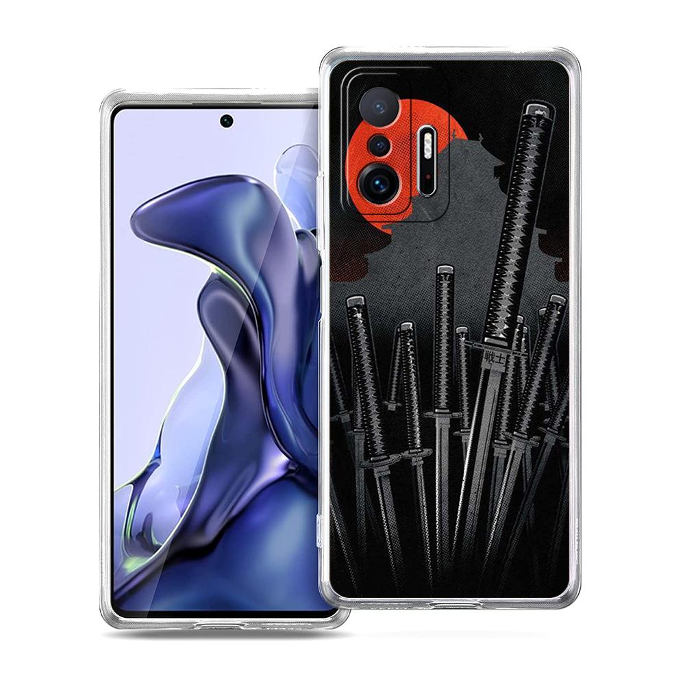 Japanese Bushido Samurai Phone Case For Xiaomi 14 13 12 Lite Mi 11 11X 13T 12T 11T For Poco X5 X4 X3 NFC F5 F4 M4 Pro 5G Cover