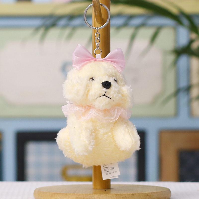 Plush Teddy Dog Keychain With Soccer Design For Kids And Teens Gift