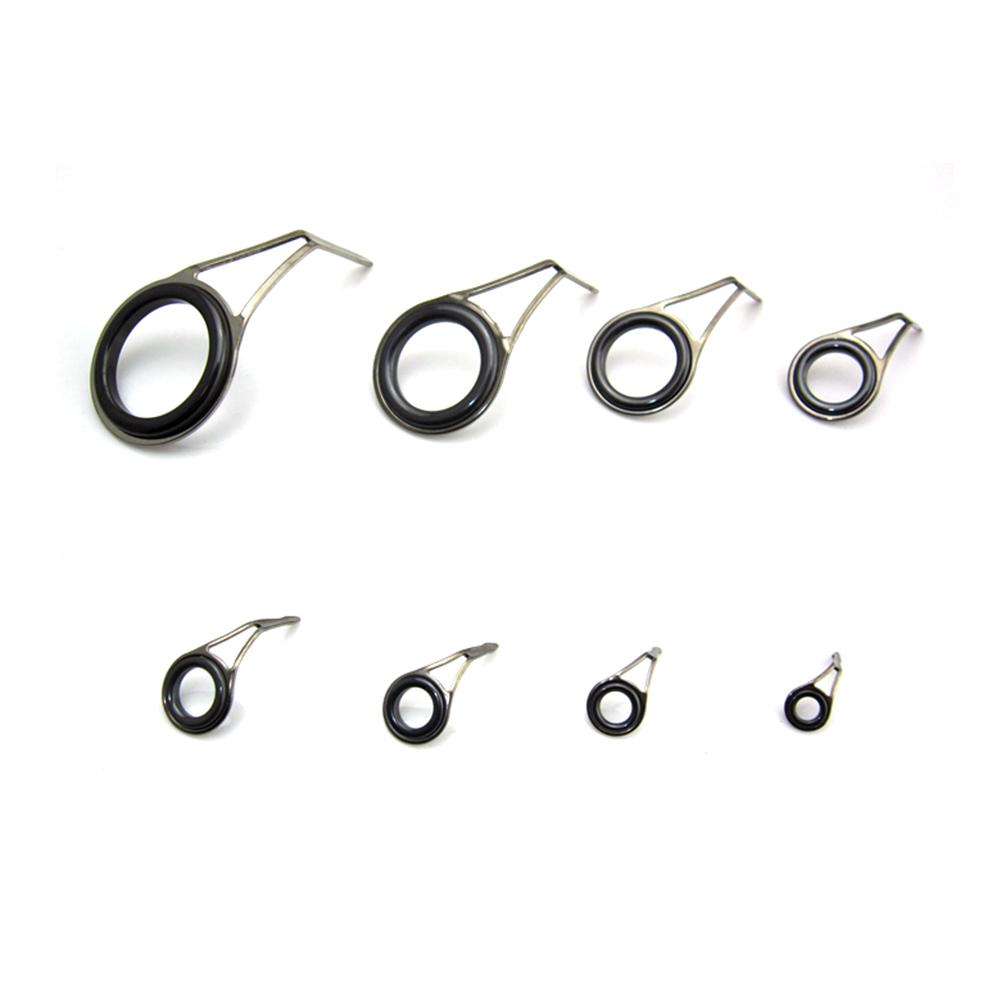 DIY Rod Rings High Carbon Steel Durable Fishing Rod Tip Ring Kit for Fishing Rod Tip