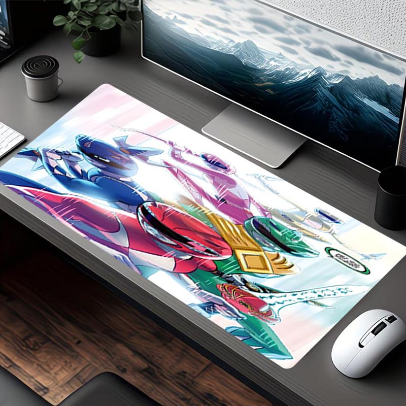 Mighty Morphin Power Rangers Print Mouse Pad, for Keyboard Pad Laptop PC Mat for Office Home Use, Desk Decor, Perfect Birthday Gift for Gamers