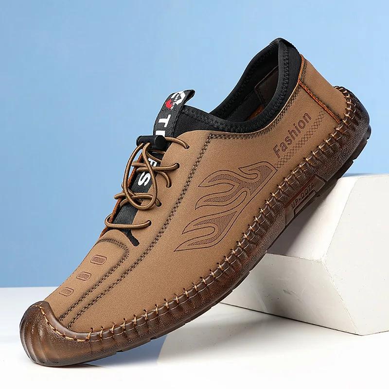 Модная мужская повседневная обувь с принтом — фото 3