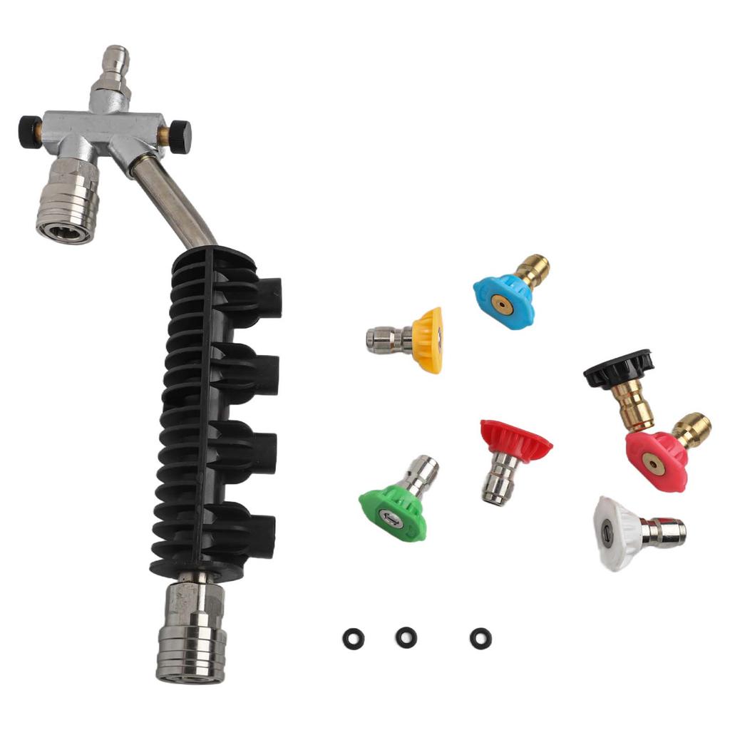 Curved Rod Extension Wand Home Maintenance Effortless Access High Pressure Compatibility For Hard-to-Reach Areas