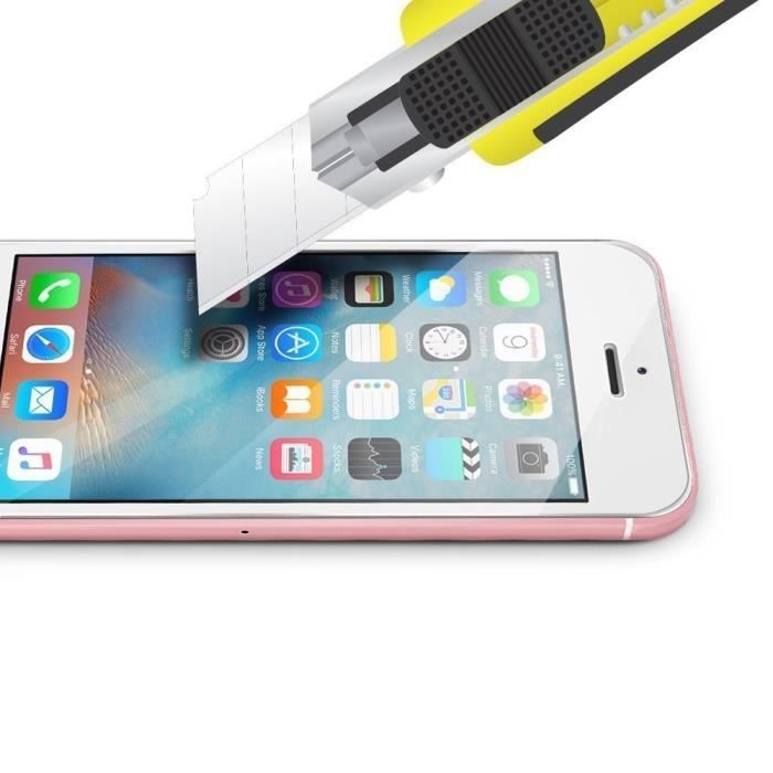 Displayschutzfolie - Phonillico® - Apple iPhone 5C - Gehärtetes Glas - Kratzfest - Transparent