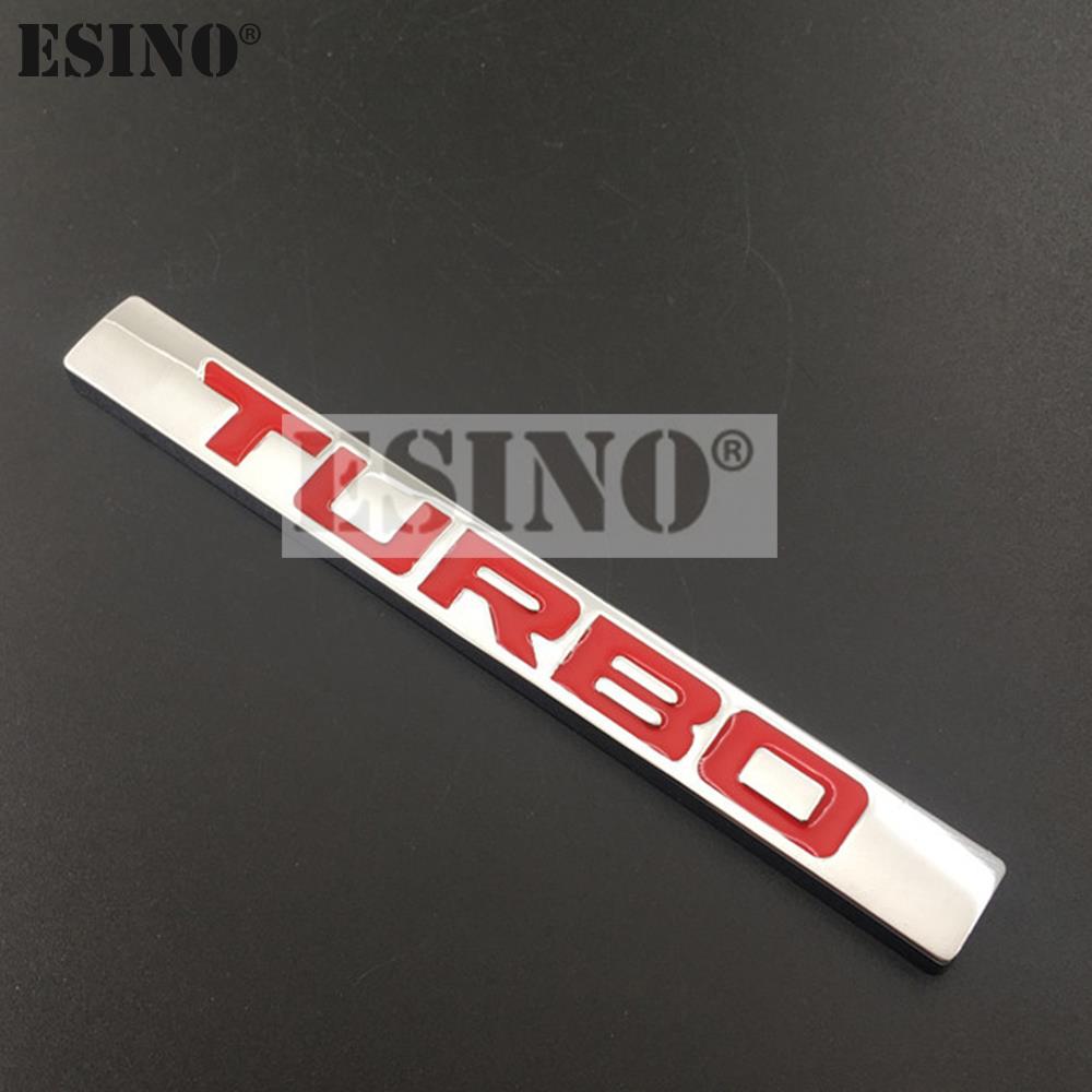 

1Pc New Car Styling Turbo Boost Loading Boosting 3D Metal Chrome Zinc Alloy Emblem Badge Sticker Decal for Civic CR-V U-RV красный
