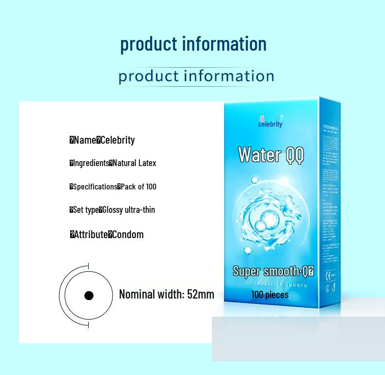 Duoduo Ultra-Thin Long-Lasting Condoms - 50 Pack, Thickening & Hardening, Large Size for Adults