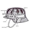 Tactical German WW2 World War 2 All Steel Helmets Stahlhelm Military Army Motorcycle M1935 Memorial M35 Helmet  Safety Hard Hat