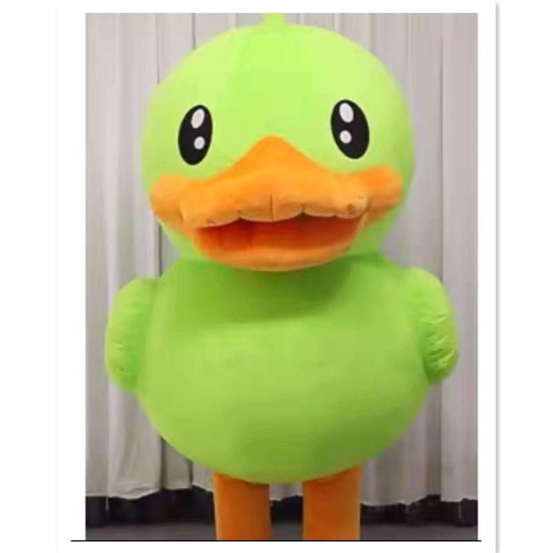 Inflatable Giant Yellow Duck Mascot Costume Fun Cartoon Animal Role Play Outfit For Carnival Marketing And Cosplay Events
