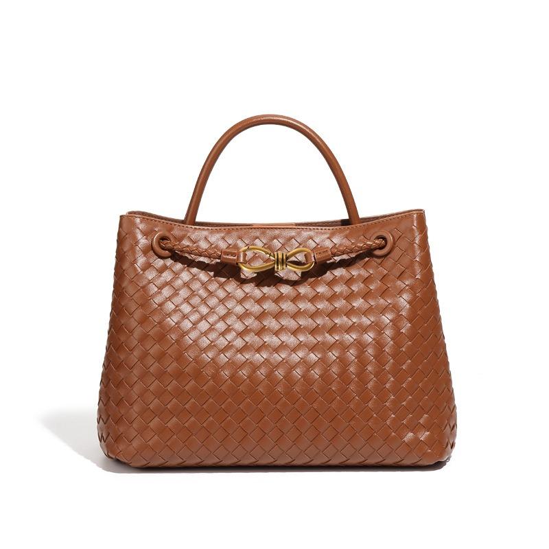 Vintage-Taschen mit großem Fassungsvermögen, handgewebte Damentaschen, Pendler-Tasche, stilvolle, lässige Schulter-Crossbody-Tasche