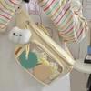 Girls Transparent Itabag Purses and Handbags Waist Ita Bag Kawaii Japanese Y2K Chest Bag Women Lolita Cute Crossbody Bag bolsa