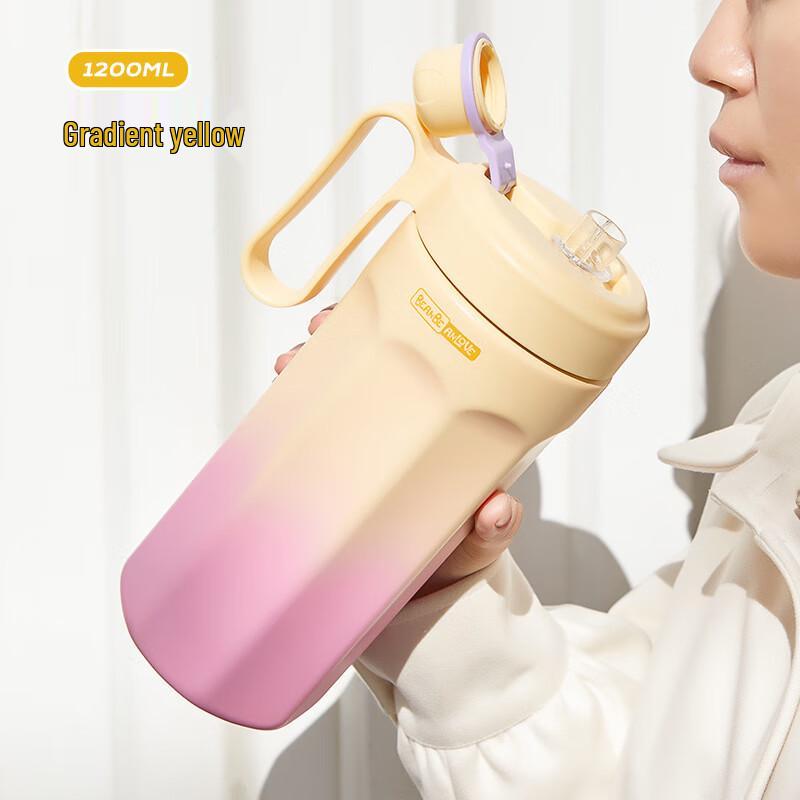 BEANBEANLOVE Big Series 316 SS Insulated Tumbler with Dual Spout Lid