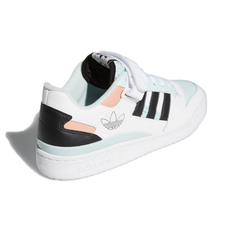 Adidas Forum Low White Halo Mint Unisex Sneakers Cloud-White Core-Black H01678