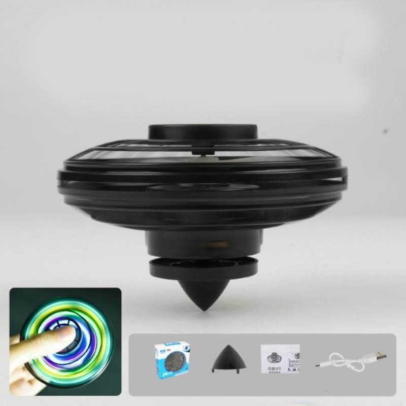 Vibrant Spinning Ufo Fidget Toy For Kids With Led Lights And Usb Charging