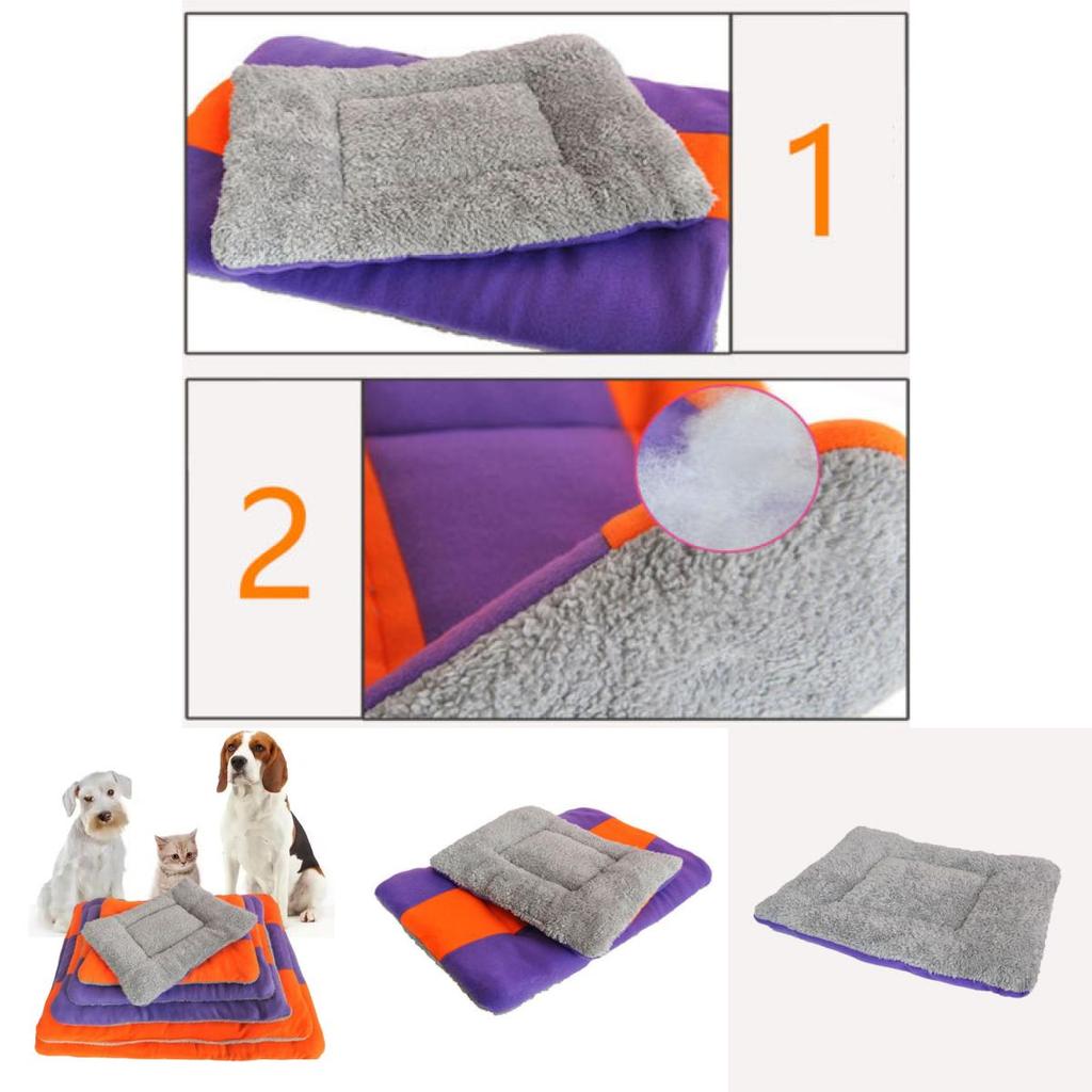 Pet Bedding Mat With Pp Cotton And Flannel For Dogs And Cats Winter Comfort