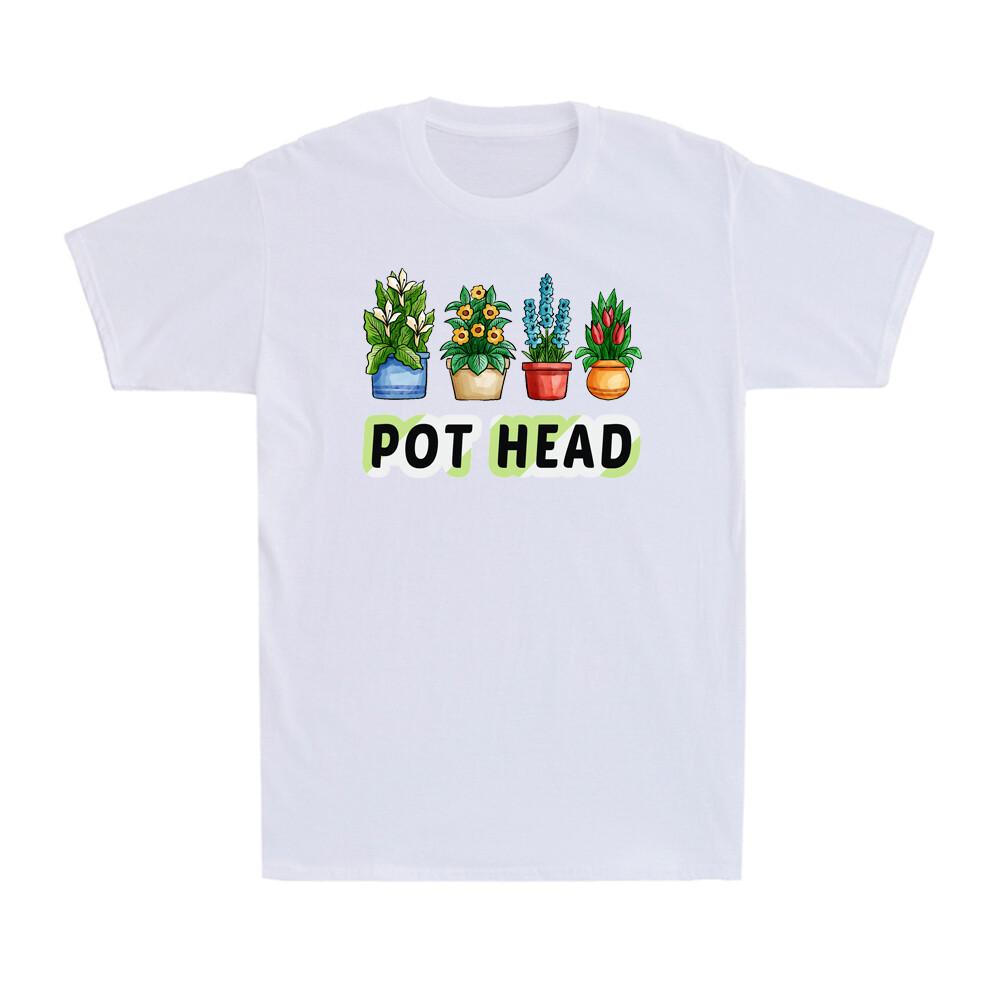 Pot Head Houseplant Appreciation Day Potted Plant Gardener Gift Unisexs TShirt