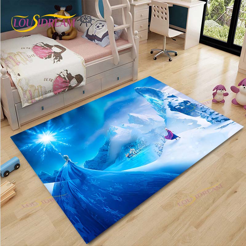 Anime Frozen Carpet Kids Carpets Living Room Tea Table Mats Bedroom Rug Washable Floor Mats Household Area Mat Dinosaur Rug
