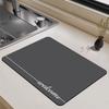 Tapete de Secagem de Louça Tapete de Bancada de Cozinha Tapete Escorredor de Mesa Doméstica Placemat de Secagem de Copos Tigelas Pratos Tapete Antiderrapante Suprimentos para Casa