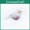 Kleine Holzvogelfigur aus Lindenholz für Kinder und Sammler zur Dekoration