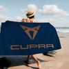 1pc Simple striped beach towel, quick drying absorbent swimming towel, multi-functional beach towel for beach swimming yoga