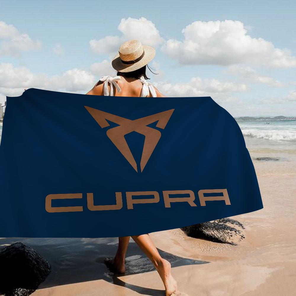 1pc Simple striped beach towel, quick drying absorbent swimming towel, multi-functional beach towel for beach swimming yoga