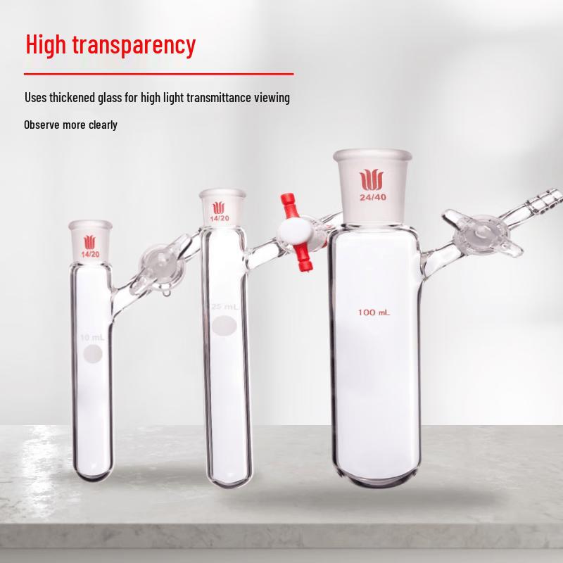 XW Borosilicate Glass Schlenk Reaction Tube
