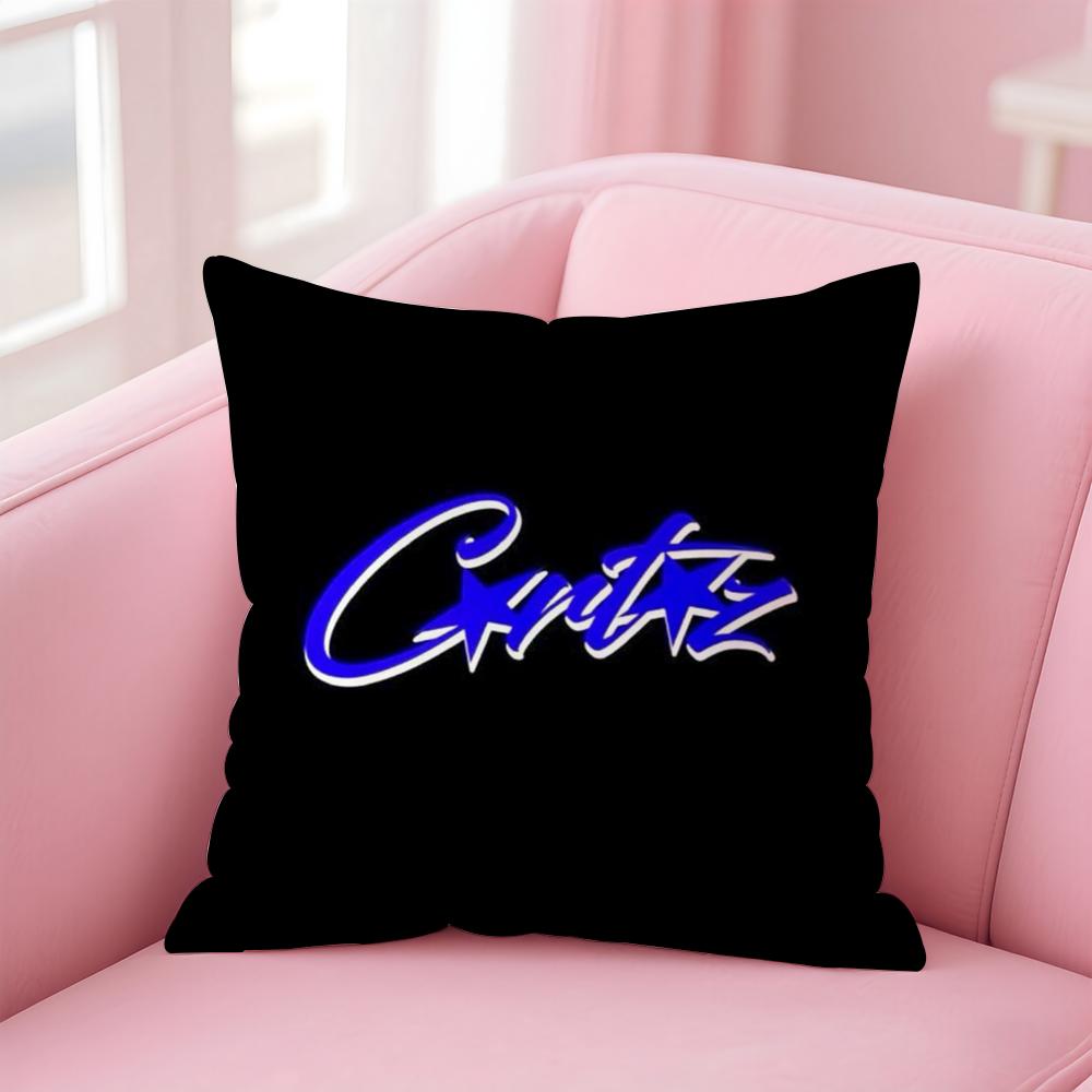 Fashion Brand C-Corteizs Cushion Cover Comfortable Reversible Pillow Cover Ideal For Car Sofa Bedroom & Beyond