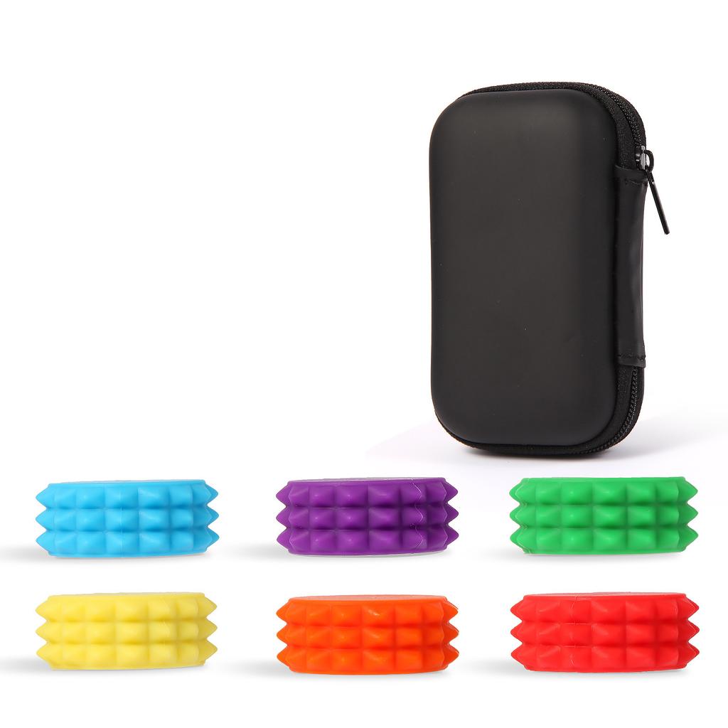 Silicone Magnetic Stress-Relieving Rollers, Children'S Magnetic Sensory Rollers, Magnetic Educational Toys ,Set Of Six,