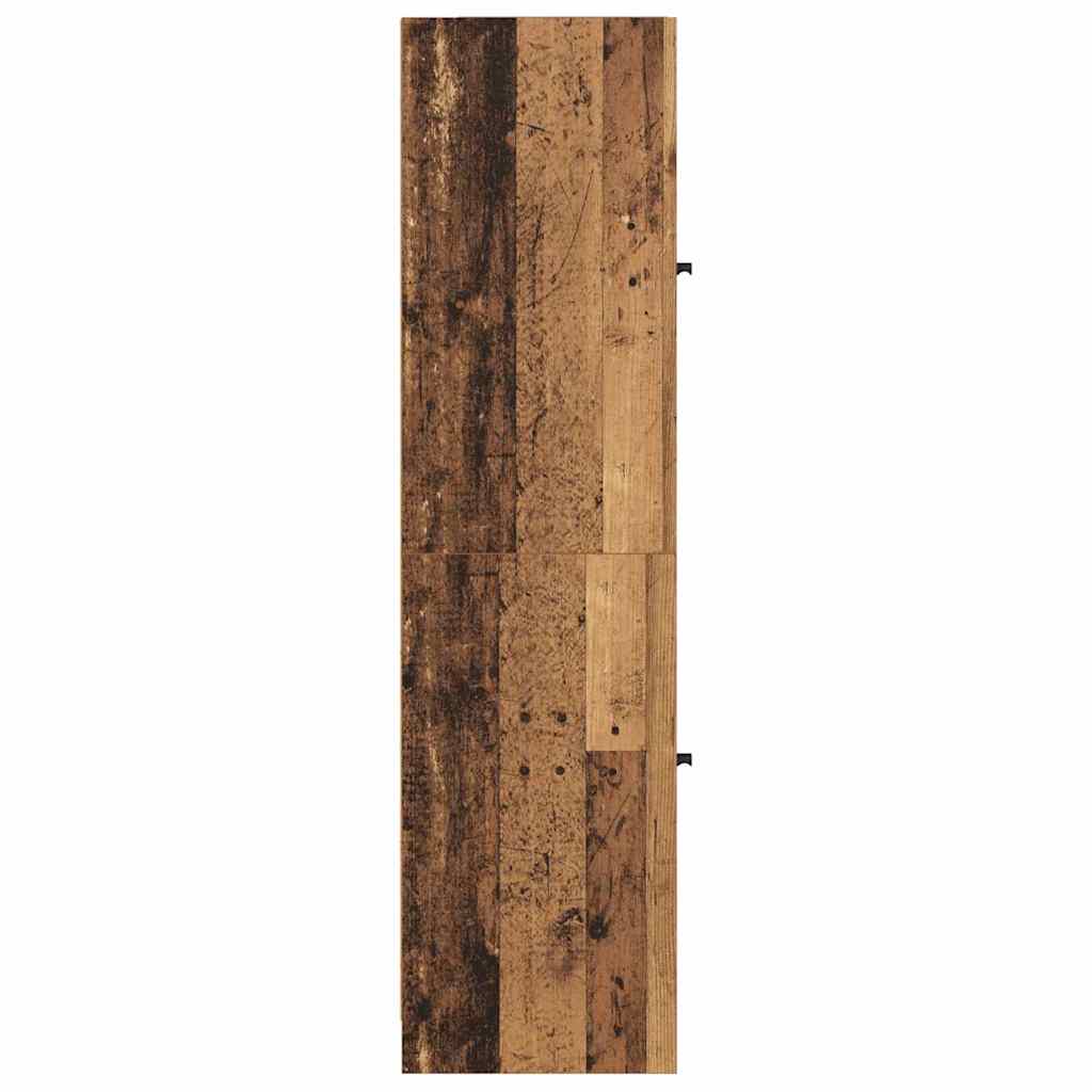 Highboard Reclaimed Wood 35 X 37 X 142 Cm Engineered Wood