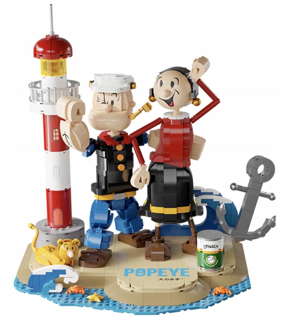 Pantasy 86401 Popeye mit Olive Oyl 3D Baustein-Set