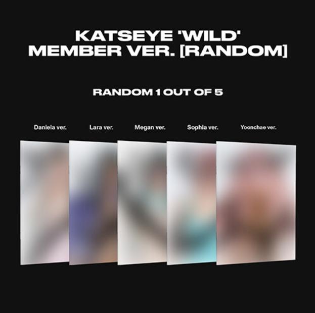 [pre-order] KATSEYE - WILD (Member Ver.) Random 1 out of 5 / Full Set (5 versions) – Official K-pop Album