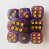 9/10 pezzi/scatola 16mm Colore Solido Colore Trasparente Dadi da Gioco Gioco da Tavolo Dadi Numerati Forma Quadrata Dadi a Punti Multicolore