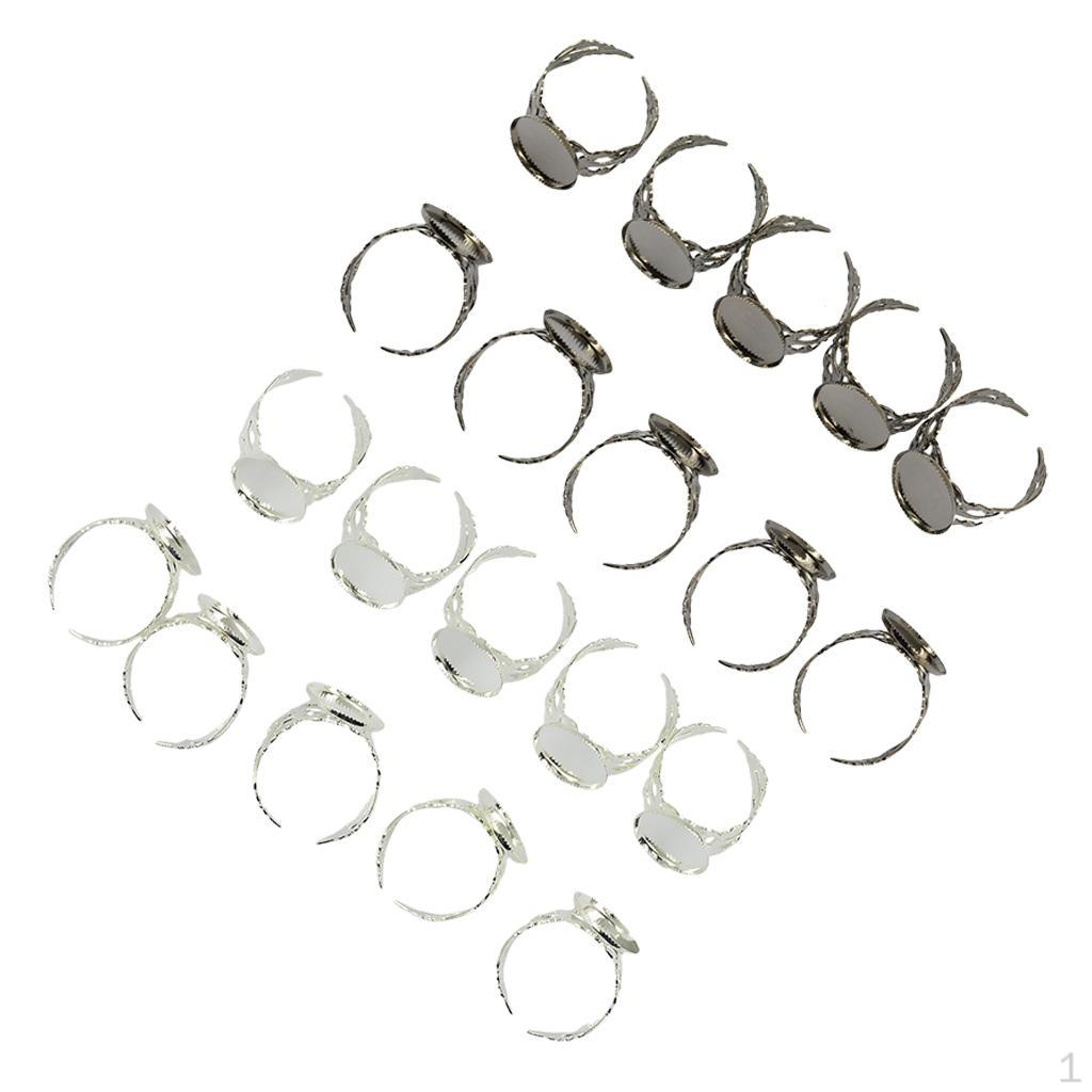 

20 шт латунный пустой ободок филигрань DIY Изготовление ремесленных ювелирных изделий