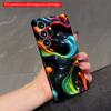 2DFlat Samsung Phone Case Vibrant Liquid Swirls Phone Case Applicable To Galaxy S23 S24 S25ULTRA S26 A12 A14 A15 A16 A54 A55