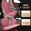 Universal Winter Car Seat Cushion Headrest Faux Fur Sheepskin Front Rear Thickened Plush Car Seat Cover Warm Fluffy Auto Cushion
