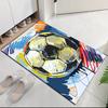 Soccer Printed Carpet, for Office Chair Living Room Bedroom Kitchen Room Decor Gifts.