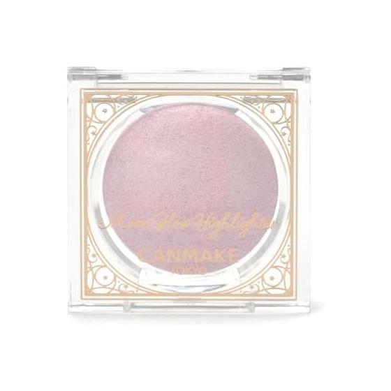 Хайлайтер Canmake Moonglow 03 Moonglow Lilac 3,7 г Хайлайтер Запеченная формула Элегантный блеск Сиренево-розовый