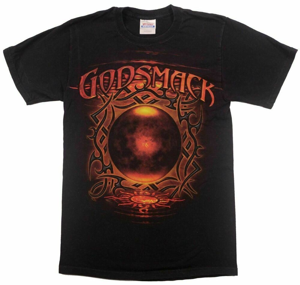 

Футболка унисекс Godsmack The Oracle Vintage Rock 2010 Hanes S