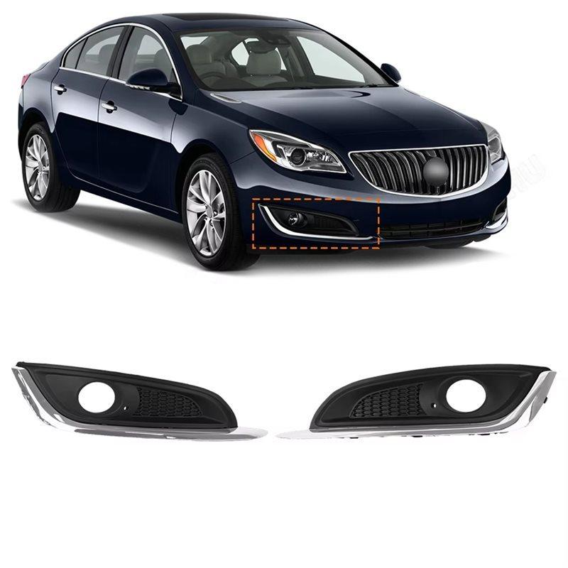 Front Fog Light Bezel Grille Replacement Part Numbers 23142357& 23142358 For Vauxhall Opel Buick Regal 2014-2017