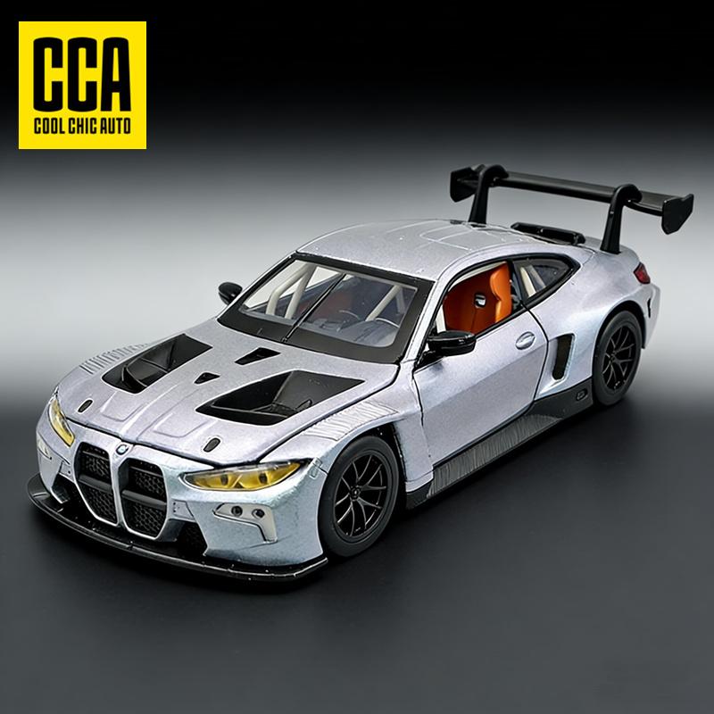 

1:24 BMW M4 GT3 Starry Sky Edition Alloy Sports Car Model Diecast Metal Track Racing Vehicle Car Model Sound Light kids Toy Gift