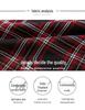 Brytyjska tkanina bawełniana w kratę szkocką i gingham, twill, na mundurki szkolne i spódnice.
