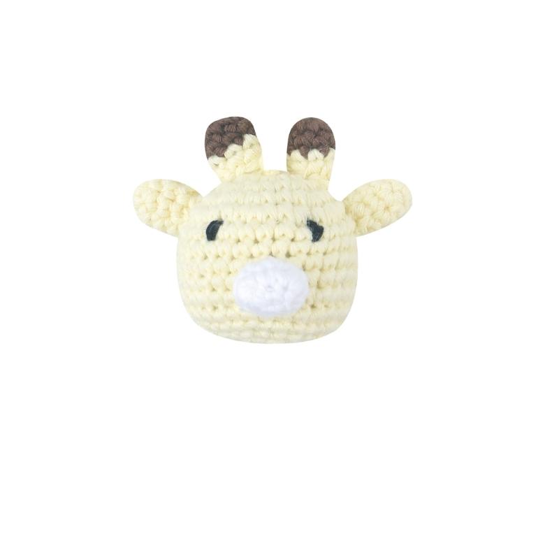 

Upgraded Animal Knitting Beads Chewable Beads Animal Crochet Beads fitting for DIY Teething Jewelry Sensory Play