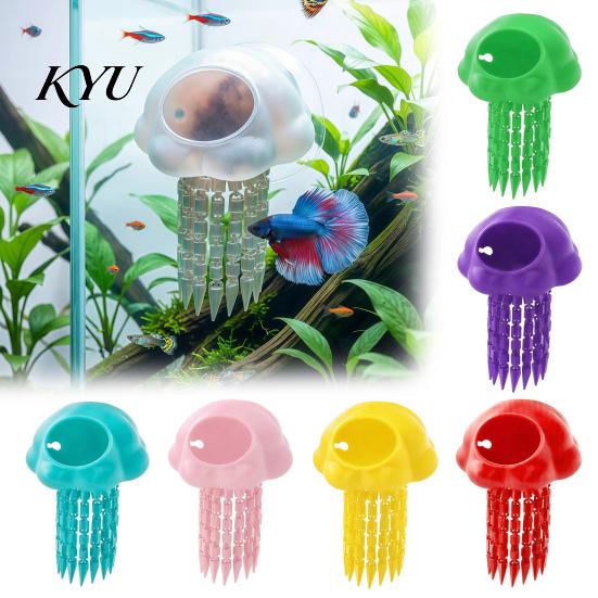 Salzwasser-Aquarium Zubehör Schwimmende Quallen Versteck, 3D-gedrucktes Aquarium Versteck Versteckplatz, Dekorative Schutzhöhle für Pleco Garnelen Betta Dekoration