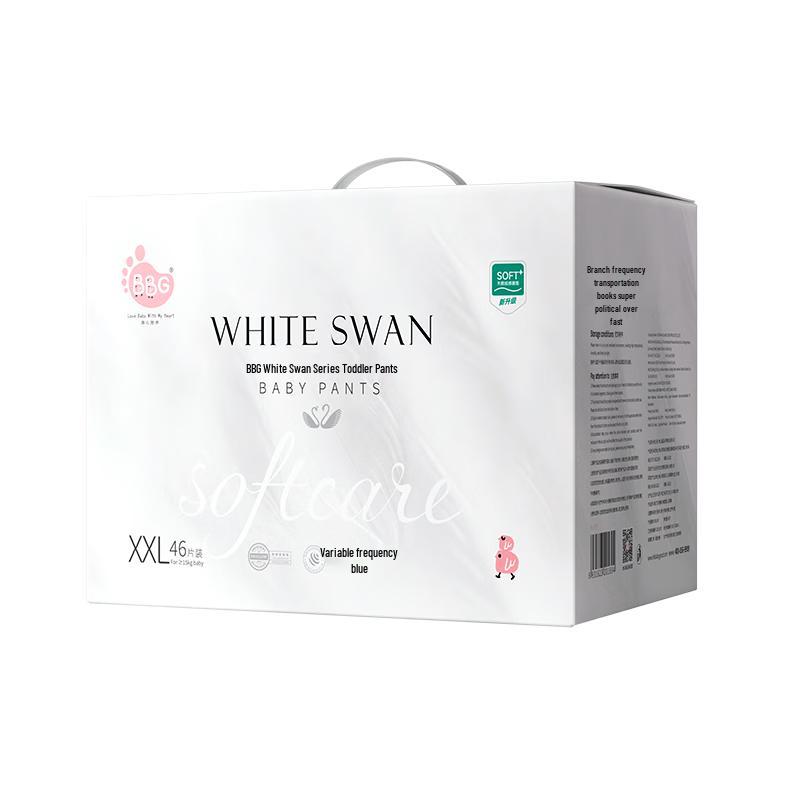 BBG Серия Swan Мягкие бархатистые подгузники-трусики