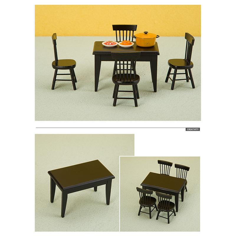 Puppenhaus Mini Möbel Dekoration Mini Handgemachte Tisch Und Stuhl Modell Schießen Szene Requisiten