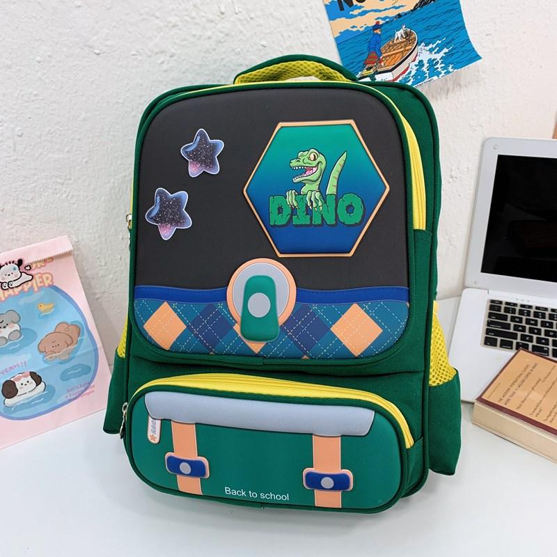 

Children s backpack new lightweight burden reduction spine protection wear-resistant boys and girls backpack primary school bag